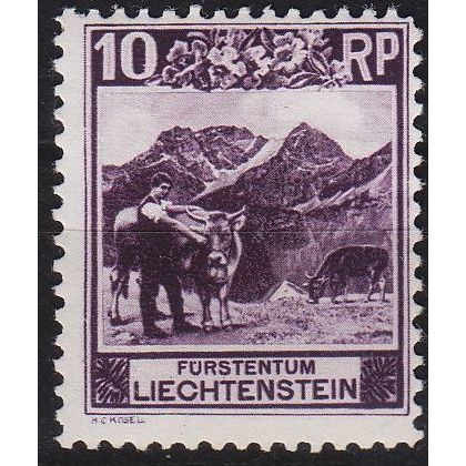 LIECHTENSTEIN [1930] MiNr 0096 A ( */mh )