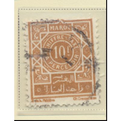 French Morocco Stamp Scott #J54, Used