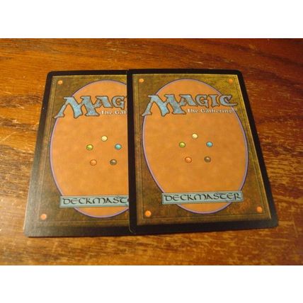 Magic The Gathering, MTG, 2-Cards, 1993-2009, FIERY HELLHOUND, nm
