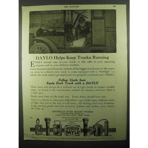 1920 Eveready Daylo Flashlight Ad - 3661 2661 4707 2660