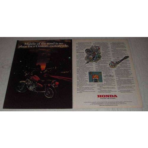 1981 Honda CX500 Custom Motorcycle Ad