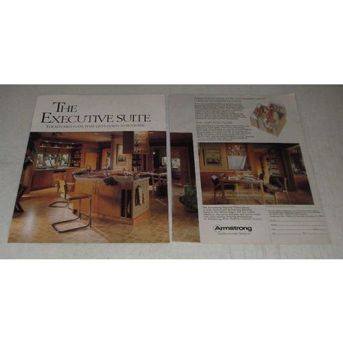 1987 Armstrong Floor Ad - The executive suite