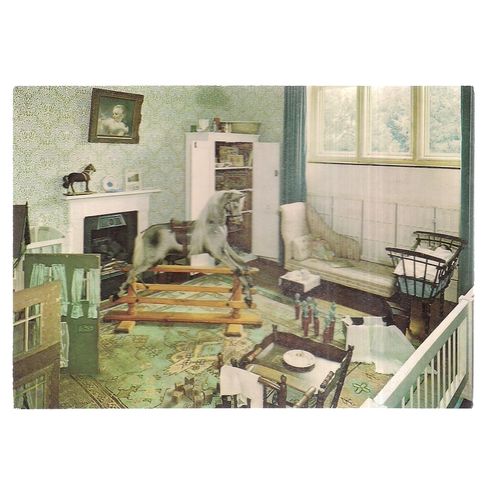 SUDBURY HALL MUSEUM, DERBYSHIRE unused vintage postcard National Trust.. =