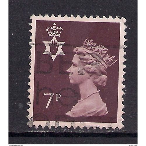 Northern Ireland GB 1978 7p Purple Brown Machin SG NI 22 (D72)