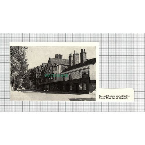 C3028) The King's Head Inn Pub Chigwell Essex - 1965 Clip