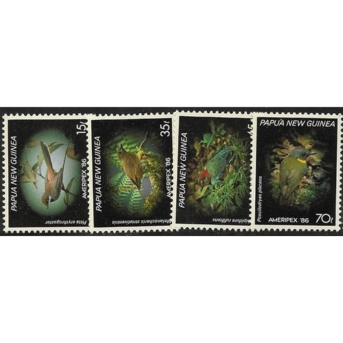 1986 SG 525/528 - MNH (**) - BIRD