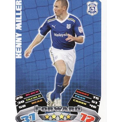 Match Attax Championship 2011/2012 77 Kenny Miller Cardiff City