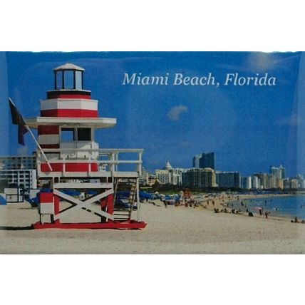 Miami Beach Florida Fridge Magnet