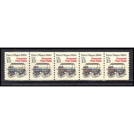 2258 13c Police Wagon Very Fine MNH Dry Gum PNC 1/5 X3115