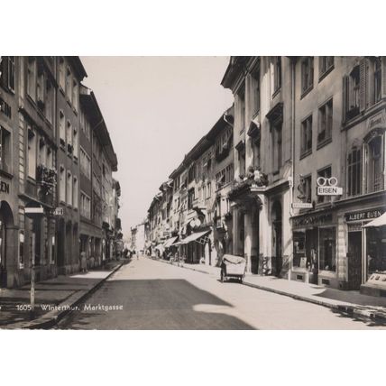Winterthur Marktgasse Apotheke Chemists Switzerland RPC Postcard