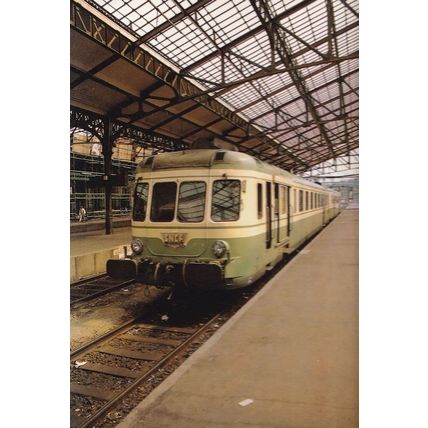 RGP2 Train En Gare De Brive French Train Railway Station Postcard