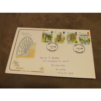 Cotswold 1989 GB FDC Cover - British Industrial Archaeology