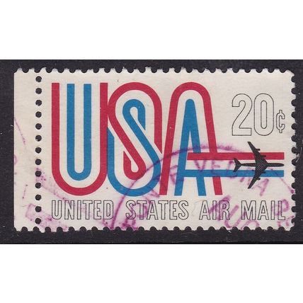 United States Postmark Ponte Vedra Air Mail 20c VGC