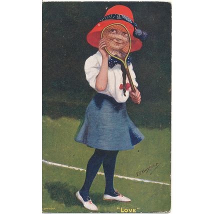 PC17271 Old Painting. Love. Langsdorff. Series 695. 1907