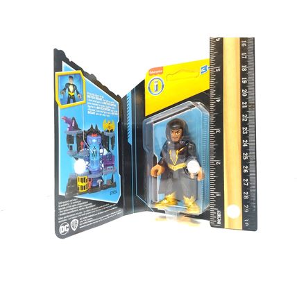 3 Figures! Imaginext DC Super Friends SUPER GIRL, Mr. FREEZE, BLACK ADAM Bat-Tec