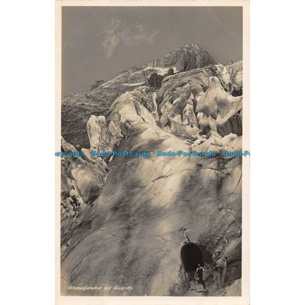 R052663 Rhonegletscher mit Eisgrotte
