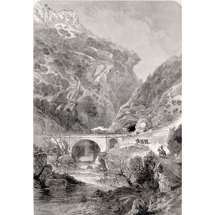BILBAO-TUDELA RAILWAY, SPAIN: THE TECHAS PASS