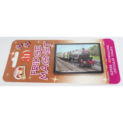 STEAM TRAIN fridge magnets 3D or Antique brass effect 8 choices