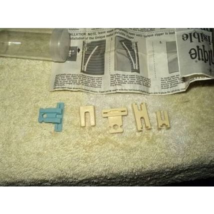Unique Invisible Nylon & Metal Zipper sewing machine feet set of 5 each