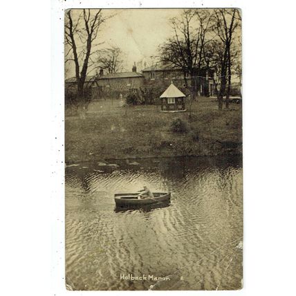 Lincolnshire postcard Holbeck Manor