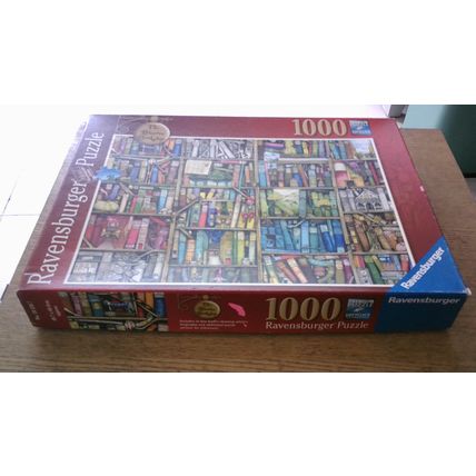 THE BIZARRE BOOKSHOP by Colin Thompson Jigsaw Puzzle (1000 Piece) 2010