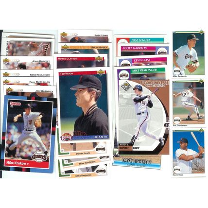 Lot of 35x San Fransisco Giants incl Inserts, Rookies baseball cards