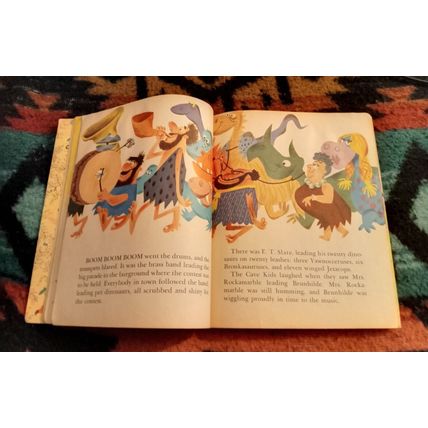 Old Vintage Little Golden Book Hanna Barbera Cave Kids (A) Edition 1963