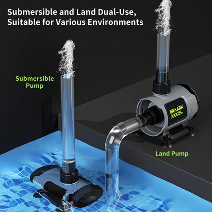 650GPH Submersible Water Pump 25W Ultra Quiet Small Fountain Pump with Control B