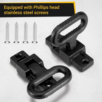 4 Pack Black Folding Safety Step Steel Heavy-Duty Fold down Utility Body Step Gr