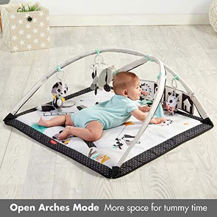 Tiny Love Baby Tummy Time Play Mat, Gymini Deluxe Baby Play Mats for Floor, Magi