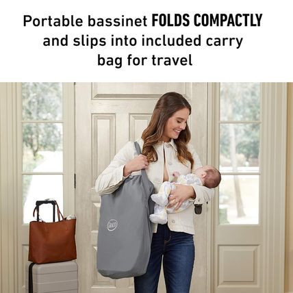 Graco Pack 'N Play Day2Dream Travel Bassinet Playard Features Portable Bassinet