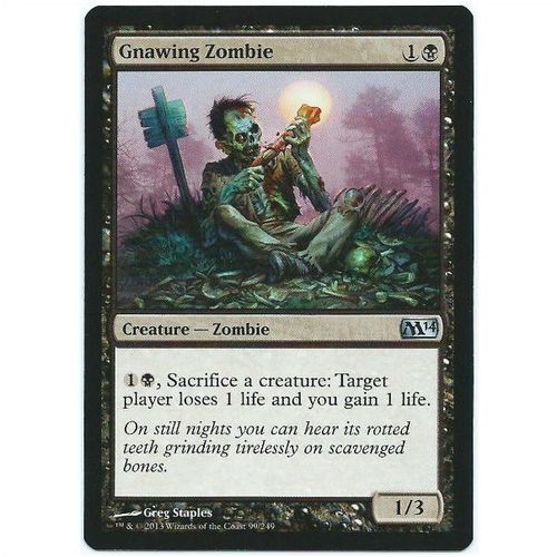 Magic the Gathering - Core 2014 - #99/249 - Gnawing Zombie