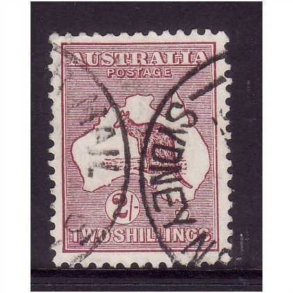 AUSTRALIA 1935 SG 134 2s MAROON FINE USED#4