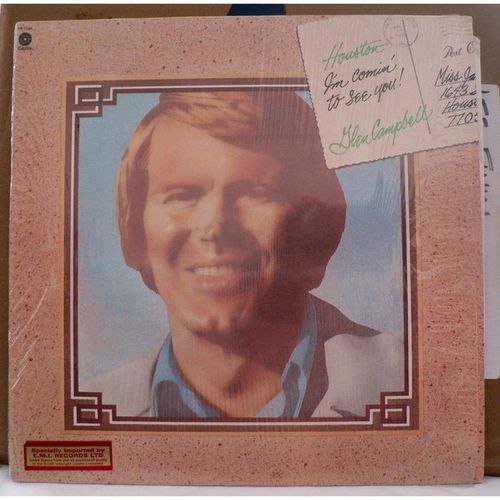 Glen Campbell - Houston (I'm Comin Home To See You) 1974 Capitol Records SW11293