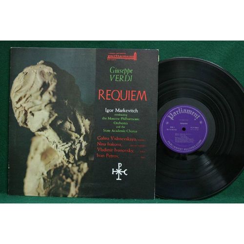 Igor Markevitch/Vishnevskaya/Isakova - Verdi: Requiem - 2 LP - PLP 154-2 - EX+