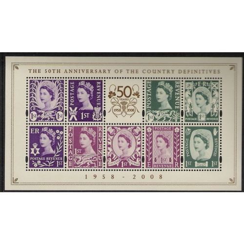SG MSNI153: 50th Anniversary of the Country Definitives.