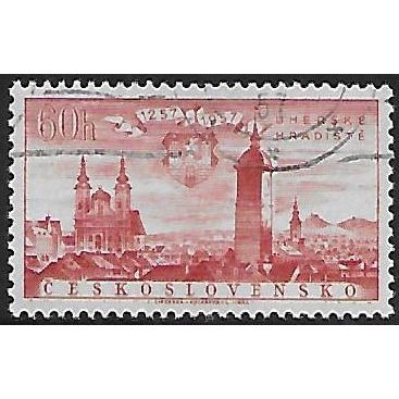 Mi 1006: 60 h. red 'The Beauty of Our Cities': Uherské Hradišté.
