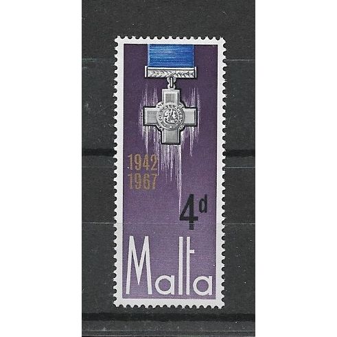 Malta.SG380 4d George Cross.Unmounted Mint.Jan20