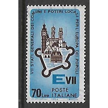 ITALY 1964 EUROPEAN ASSEMBLY 70L EUROPEAN BUILDINGS SG1119 FINE USED