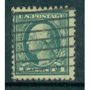 Used 498 1c George Washington Barely Clears A10393