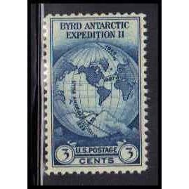 753 3c Byrd Expedition Just Clears MNH O5282