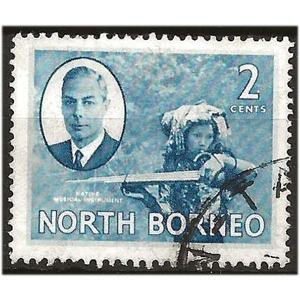 North Borneo 1950 SG357 2c Blue Very Fine Used ..