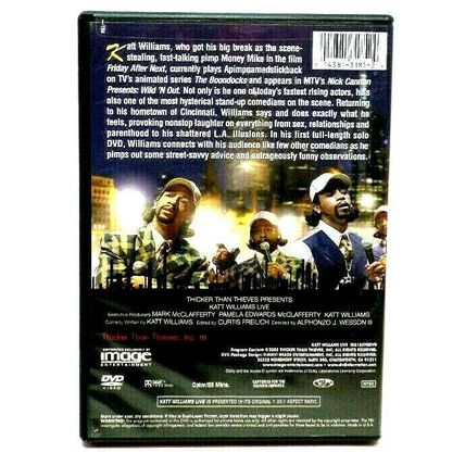 Katt Williams - Live (DVD, 2005) Comedy (L11)
