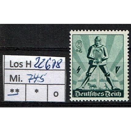 Los H22678: Deutsches Reich Mi. 745 **