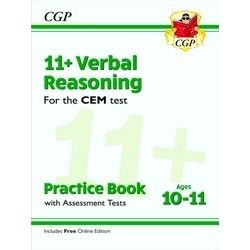 11 CEM Verbal Reasoning Practice Book & Assessment Tests - Ages 10-11 (with Onli