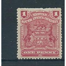 rhodesia sg77 rose sg 77 hm 1d 1898 1908