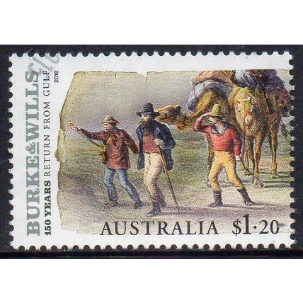 Australia 2010 Burke & Wills - Return from Gulf $1.20 Used