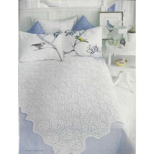 Beautiful Crochet PATTERN Breezy Bedspread