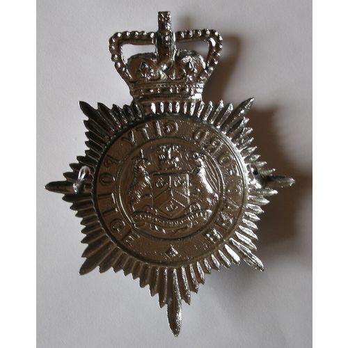 Bradford City Police Helmet Plate QE11 British Police