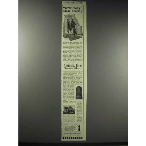 1914 American Radiators & Ideal Boilers Ad - Ever-ready